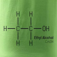 Molekulárna štruktúra Etanol