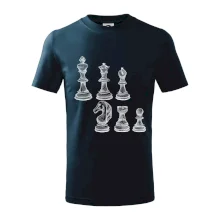 Šachové figúrky kreslené