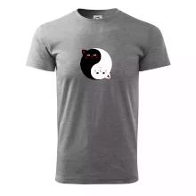 Mačky jin jang farebné Mačky jin jang farebné