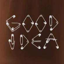 Good Idea nápis zatvárací špendlík