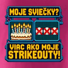 Moje sviečky viac ako moje strikeouty