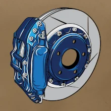 Auto kotúčová brzda