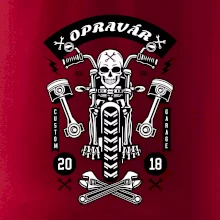 Motorkár  lebka opravár