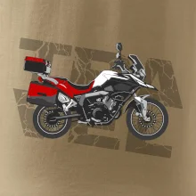 Cestovná enduro červená Cestovná enduro červená