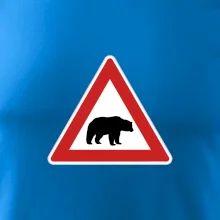 Dopravná značka - Pozor ľadový medveď
