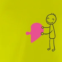 Párové tričká puzzle postavička