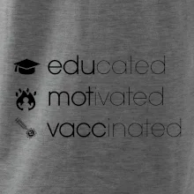 Educated motivated vaccinated Educated motivated vaccinated