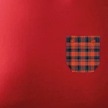 Flanelové triko červené