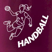 Handball nápis šikmo 1
