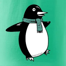 Tučniak so zeleným šálom Tučniak so zeleným šálom