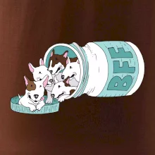 Bullterrier Friends Forever zelené (Pecka design)