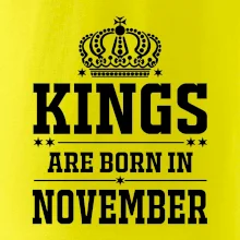 Kings are born in November