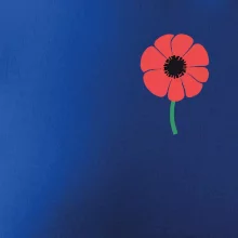 Vlčí mak ikonka na prsníku