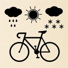 Cyklista za každého počasia