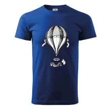 Teplovzdušný balón kreslený