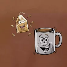 Parové tričko - Hrnček a čaj