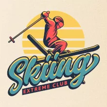 Skiing winter extreme cup