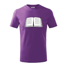 Kniha čiernobiela otvorená s textom