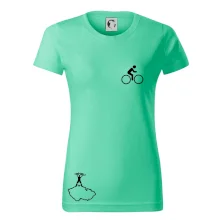 Mapa ČR + kolo na prsu