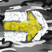 Párová turistická značka žlutá