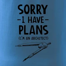 Sorry I have plans - architect