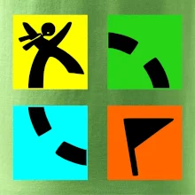 Geocaching logo farebné