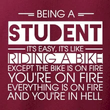 Being a student - bike