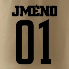 Futbalový dres - vlastné meno a číslo