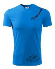 Running nápis šikmo