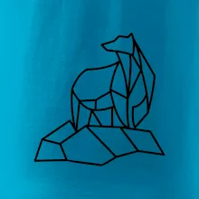 Geometria ľadový medveď na ľade