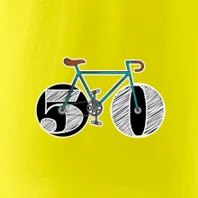 Narodeniny 50 rokov na bicykli