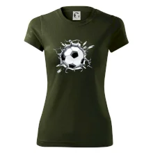 Futbalová lopta v triku Futbalová lopta v triku