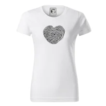 Odtlačok prsta srdce Odtlačok prsta srdce