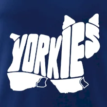 Yorkšírský teriér - Yorkie - Nápis v tele