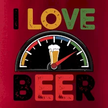 I love beer - palivoměr