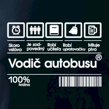 Čiarový kód - Vodič autobusu
