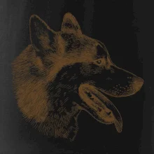 Husky - hlava z boku