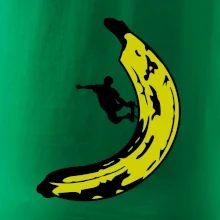 Skateboardista na banánu