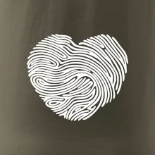 Odtlačok prsta srdce