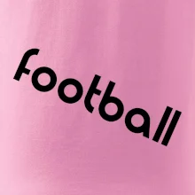 FOOTBALL nápis šikmo