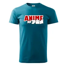 Anime nápis červený