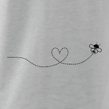 Dráha letu včely - srdce Dráha letu včely - srdce