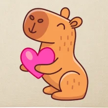 Zamilovaná kapybara