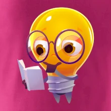 Žiarovka premýšľa nad knihou