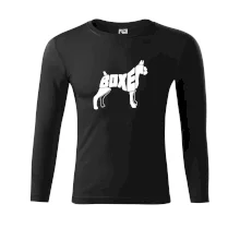 Boxer nápis v tele Boxer nápis v tele