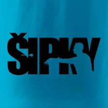 Šípky - nápis so šípkarom