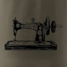 Šijací stroj - starý kreslený