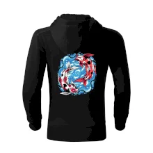 Yin & Yang Koi kapor - červený