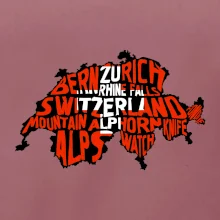 Mapy - názvy miest - Švajčiarsko