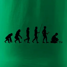 Evolúcia hubár muž Evolúcia hubár muž